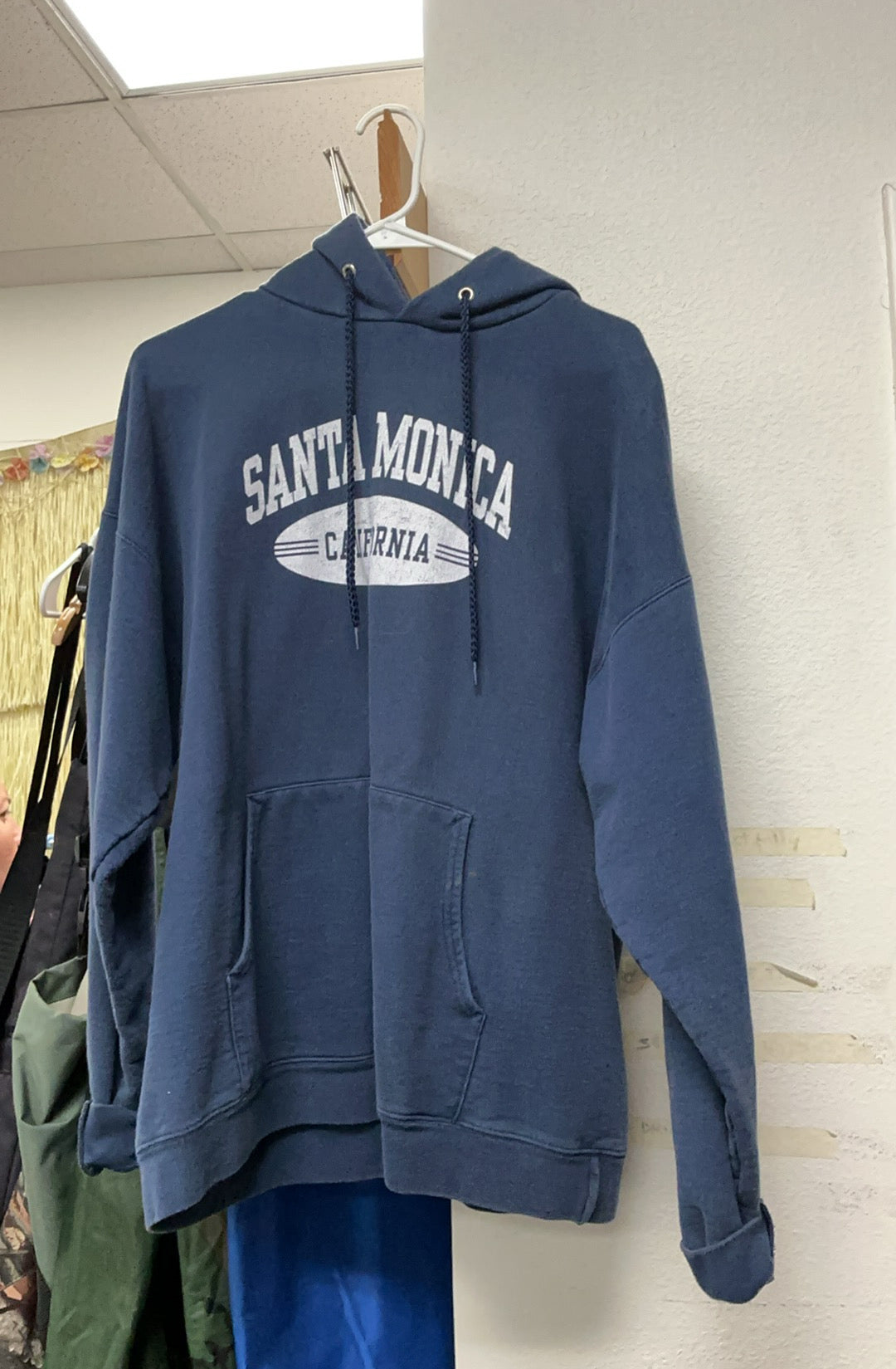 Santa Monica CA Hoodie - Navy/L