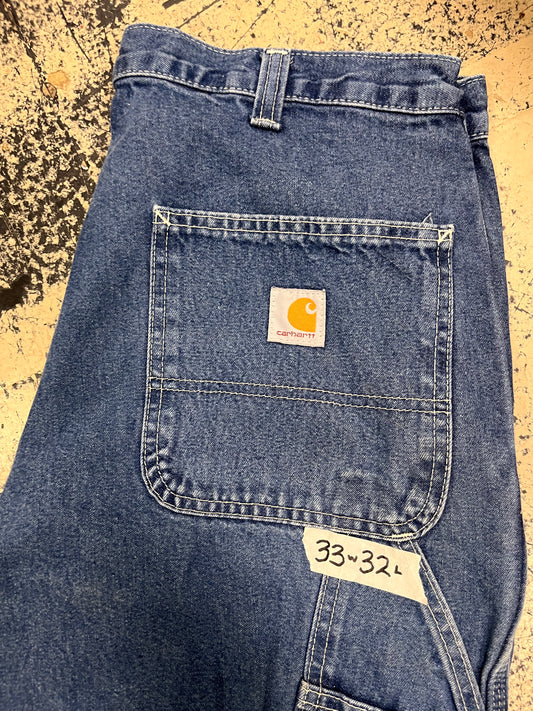 Carhartt Jeans 33x32 - Dungaree Fit/Medium Wash
