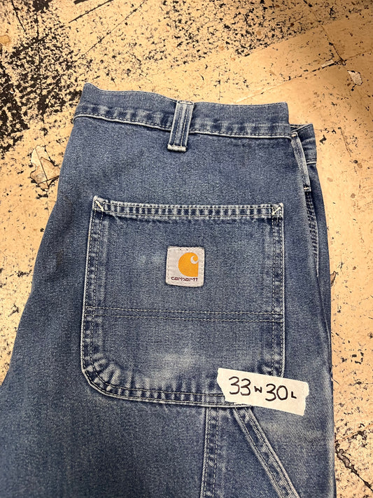 Carhartt Jeans 33x30 - Dungaree Fit/Medium Wash