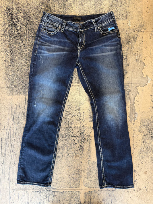 Silver Jeans Co 34x30 - Straight Fit/Dark Wash