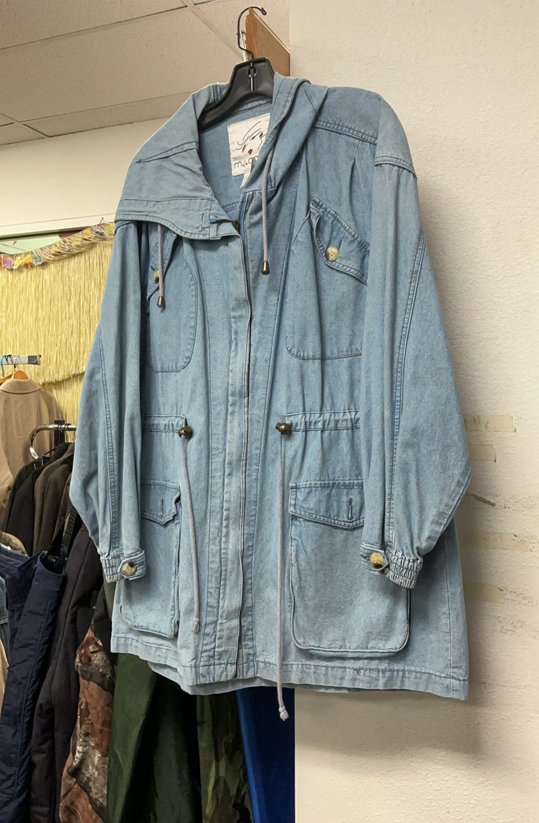 Denim Parka Jacket