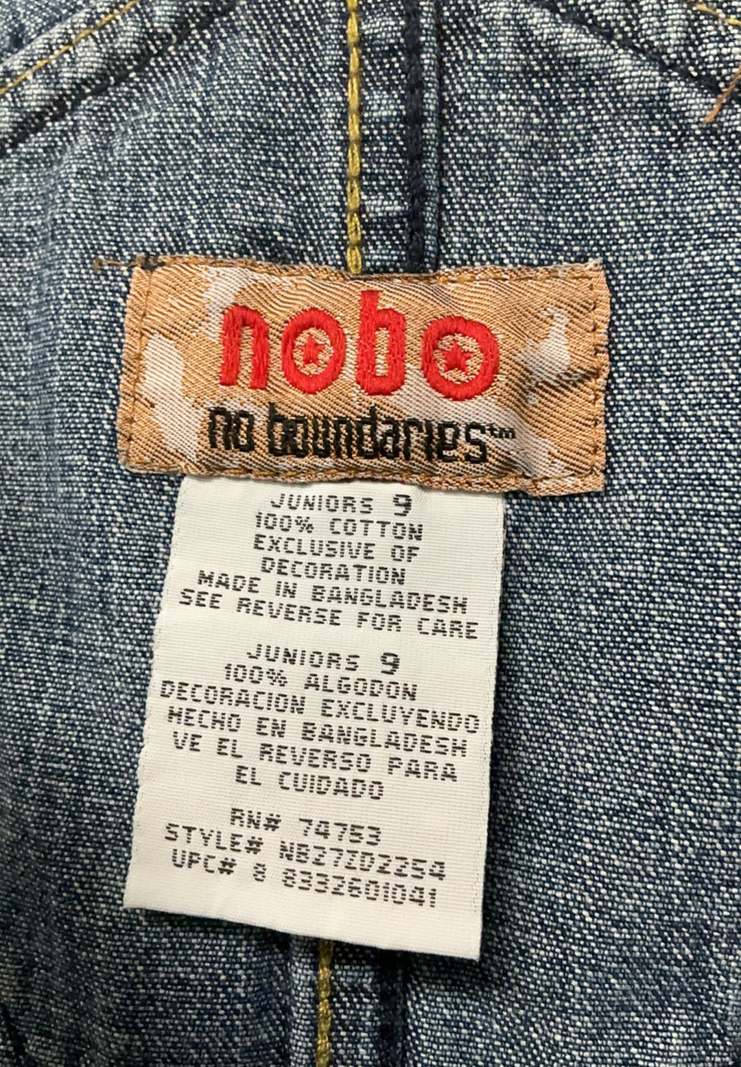 No Boundaries Denim Shortalls - Juniors 9