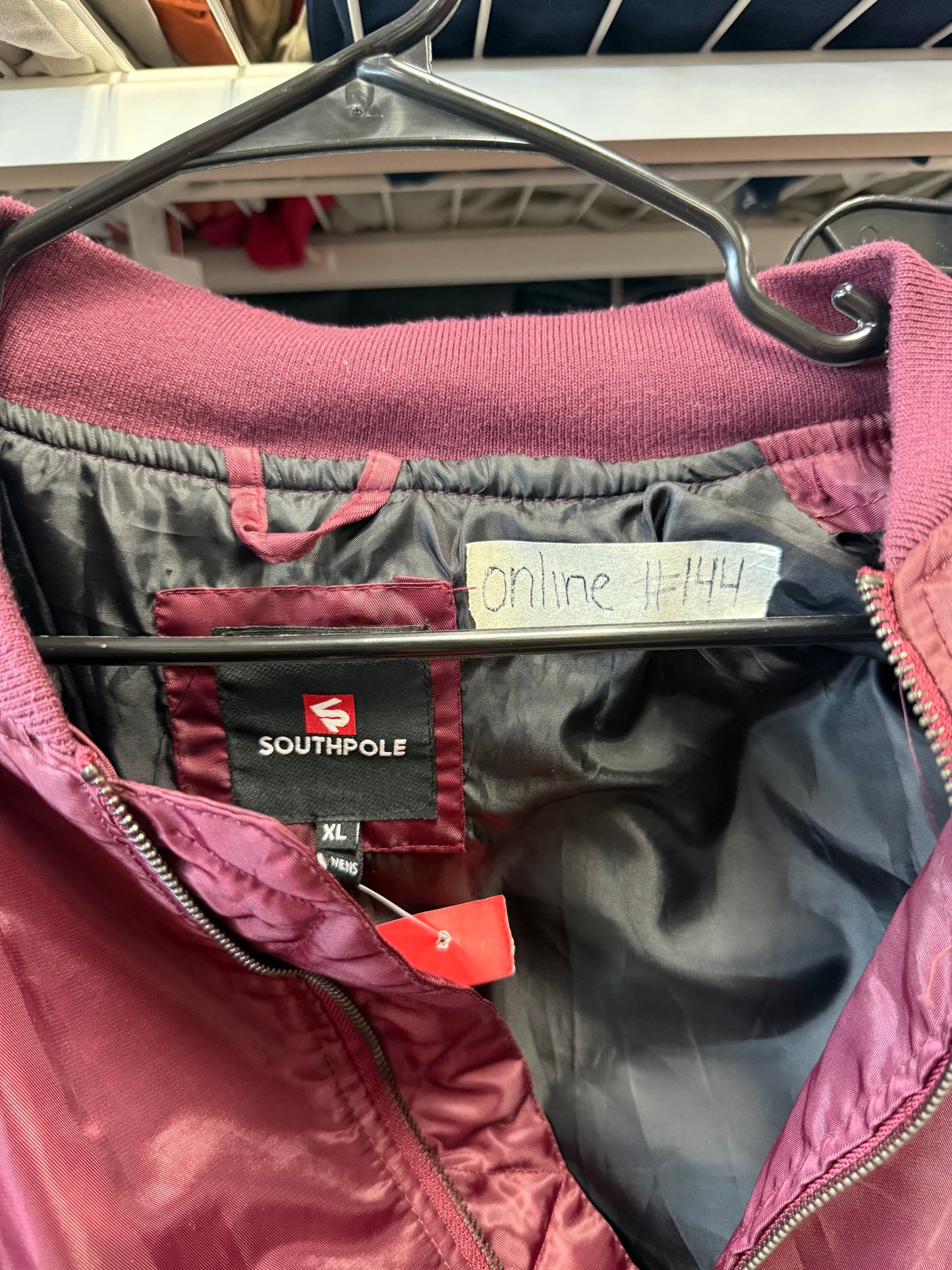South Pole Jacket - Maroon/Size XL