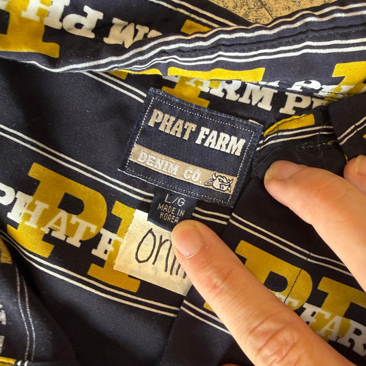 Phat Farm Button Up - L