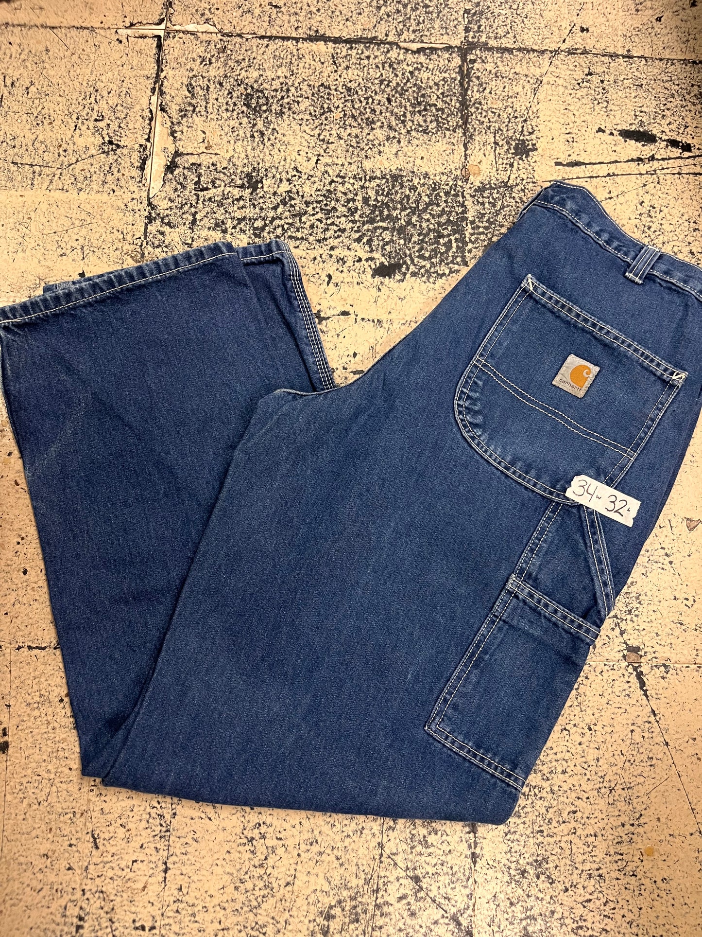 Carhartt Jeans 34x32 - Dungaree Fit/Dark Wash