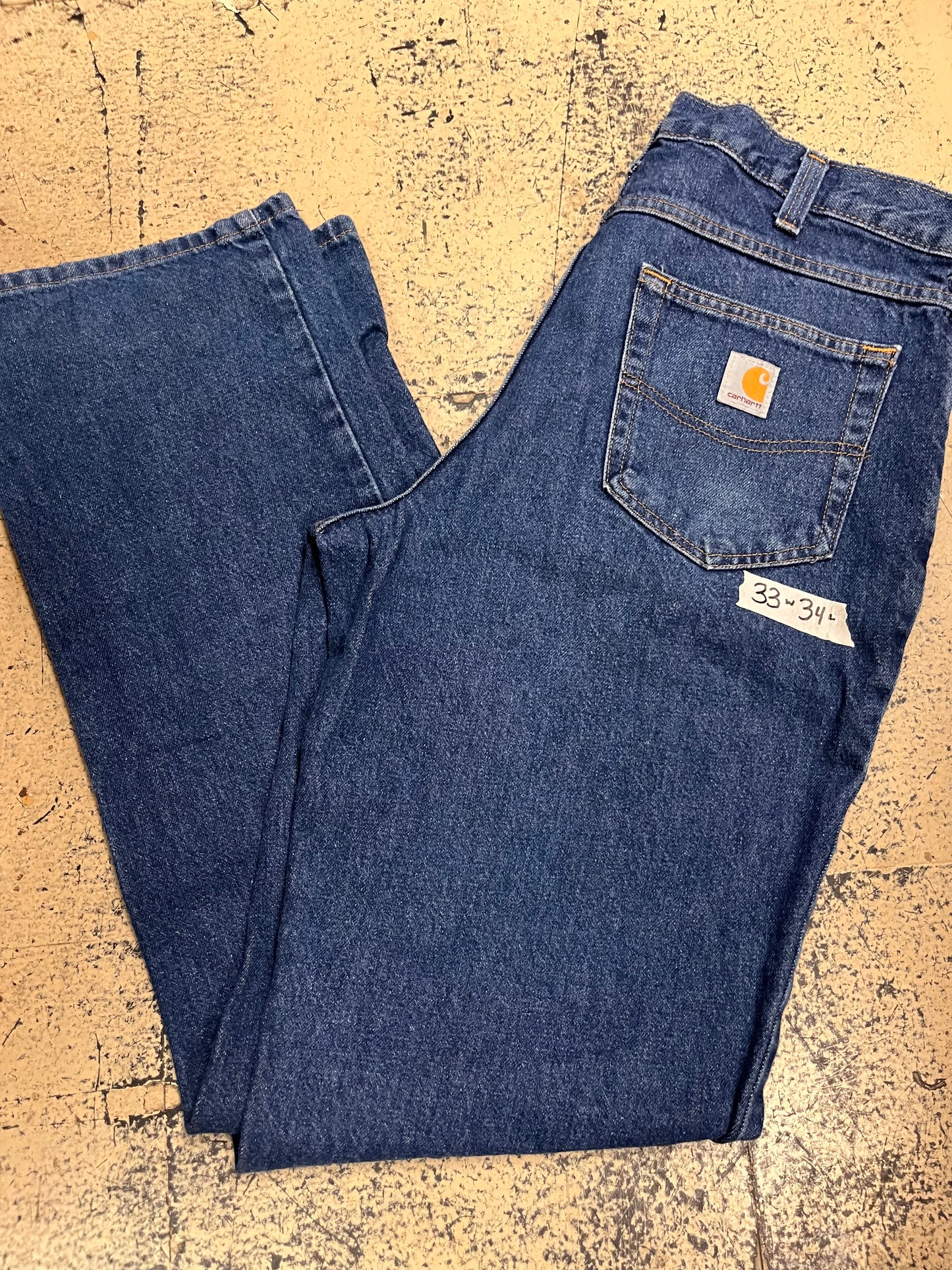Carhartt Jeans 33x34 - Relaxed Fit/Dark Wash