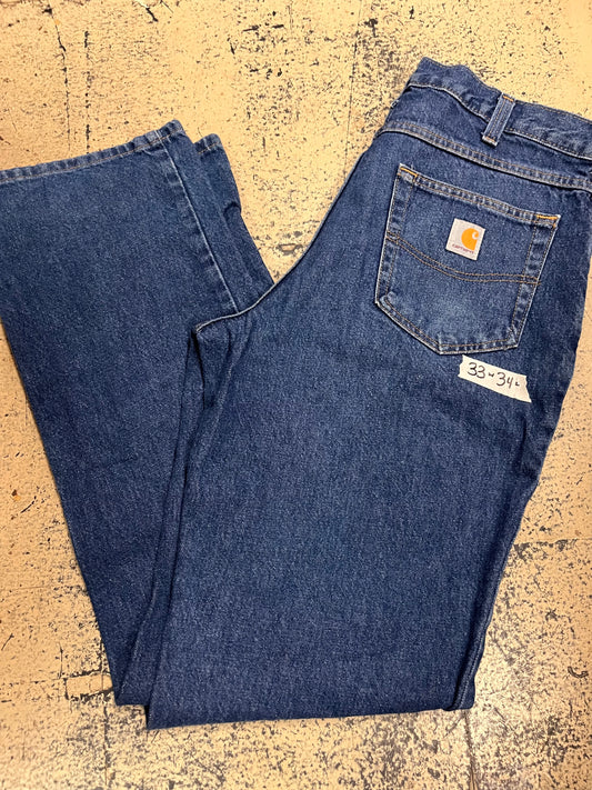 Carhartt Jeans 33x34 - Relaxed Fit/Dark Wash