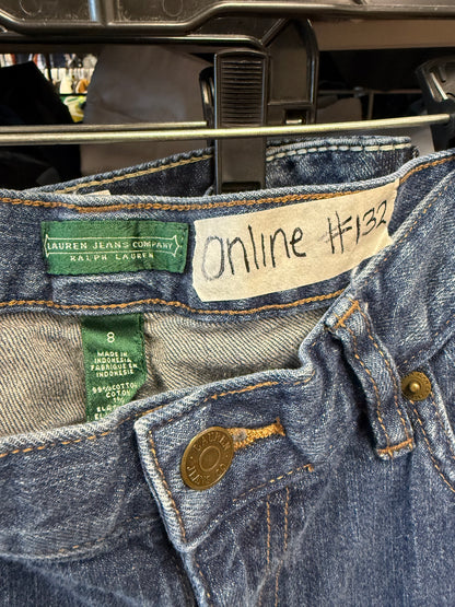 Ralph Lauren Women’s Jeans - Medium Wash/Size 8