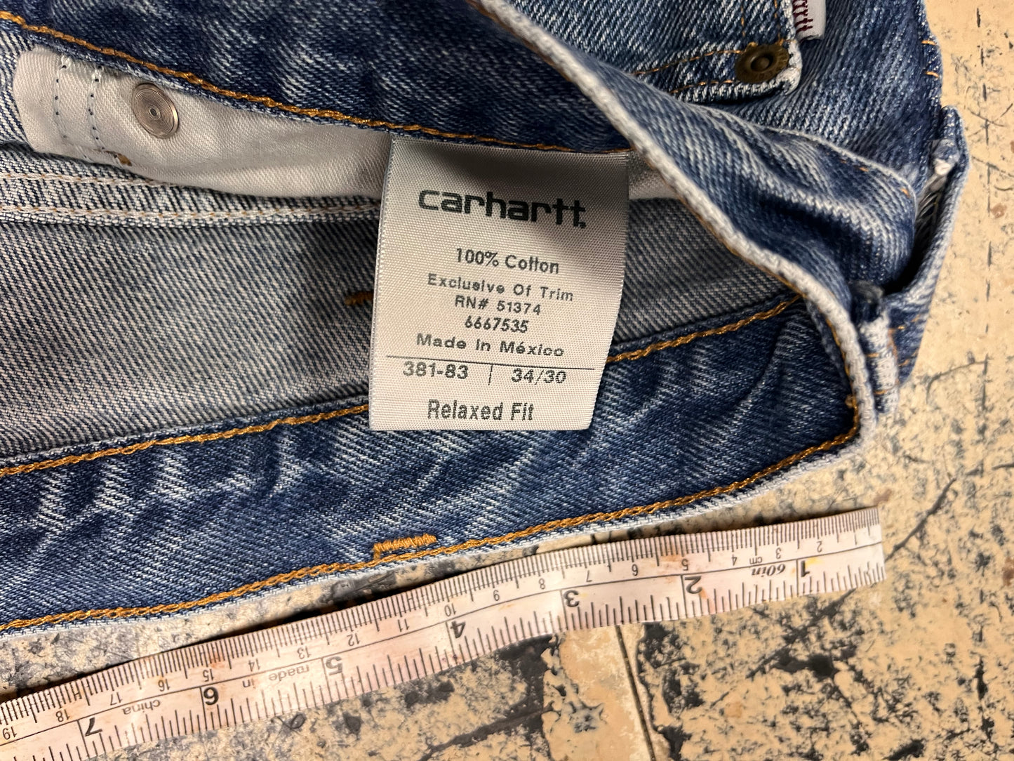 Carhartt Jeans 34x30 - Relaxed Fit/Medium Wash