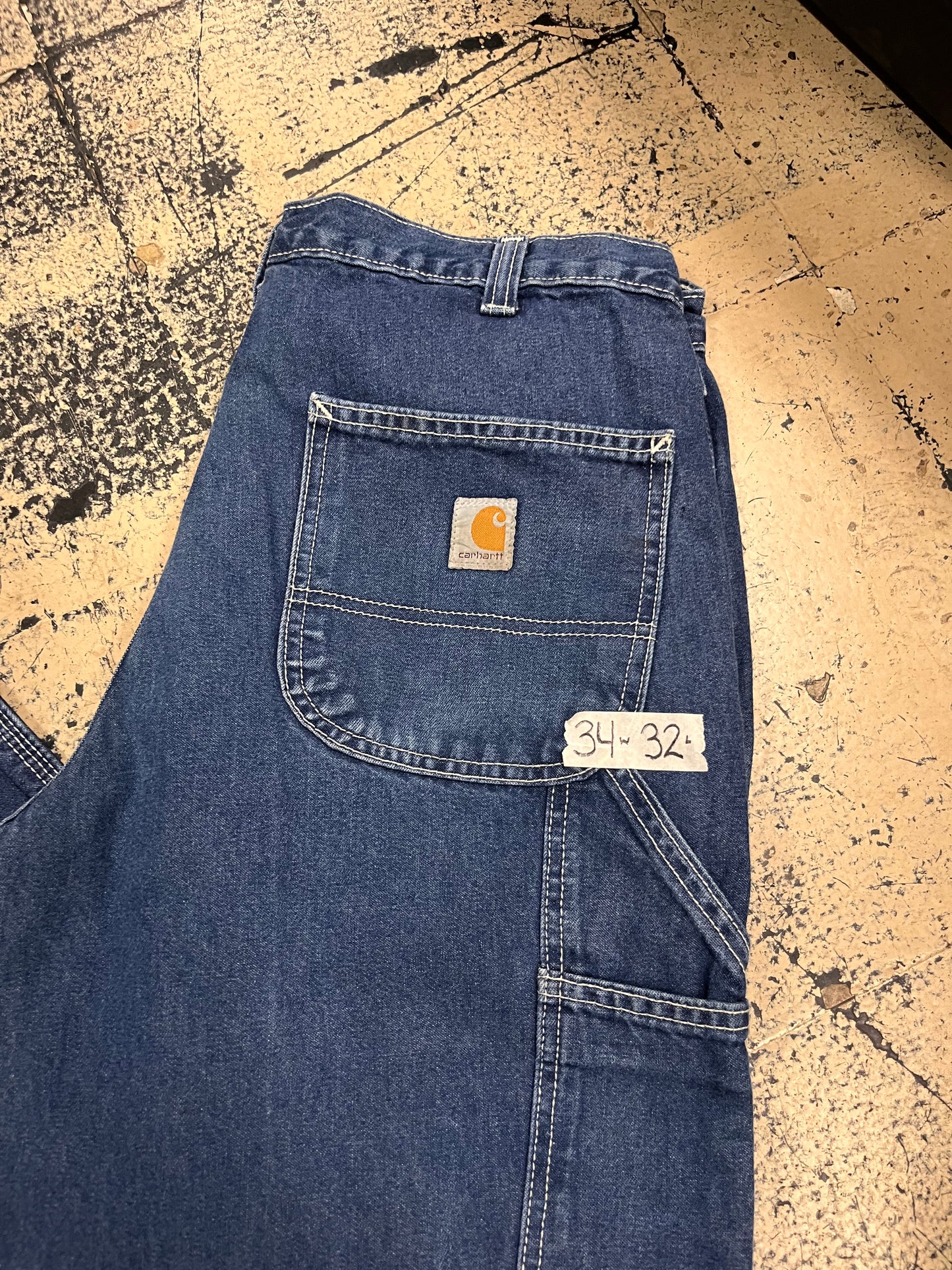 Carhartt Jeans 34x32 - Dungaree Fit/Dark Wash