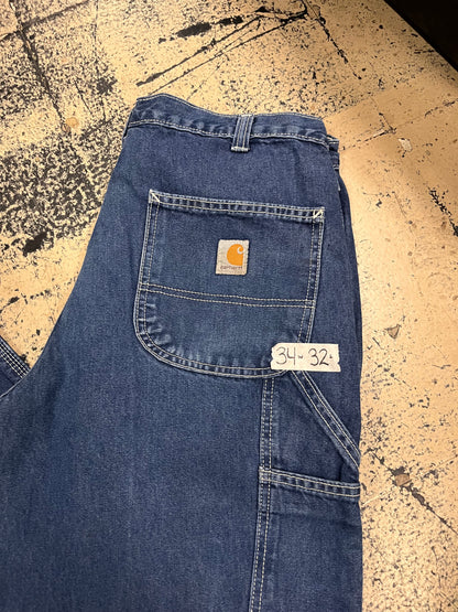 Carhartt Jeans 34x32 - Dungaree Fit/Dark Wash