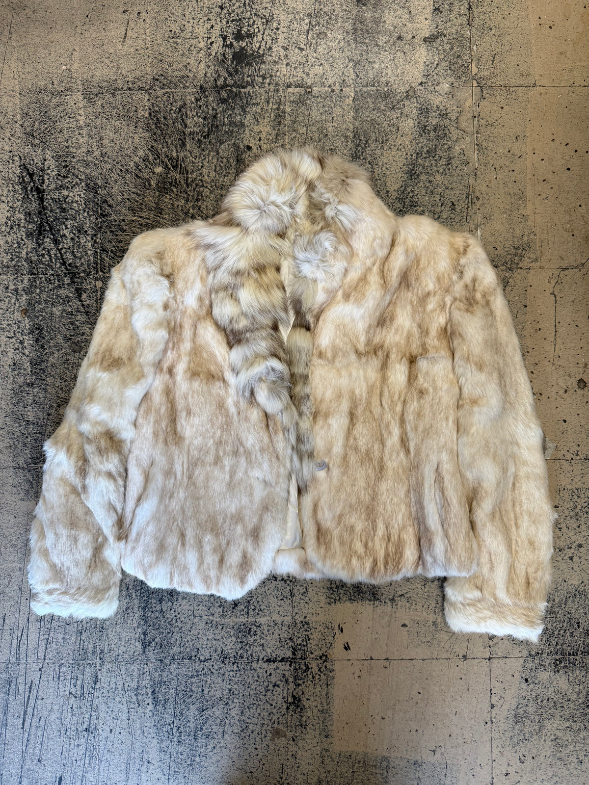 Rabbit/Fox Fur Jacket - Size L