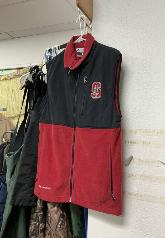 Columbia Fleece Vest - Red/S