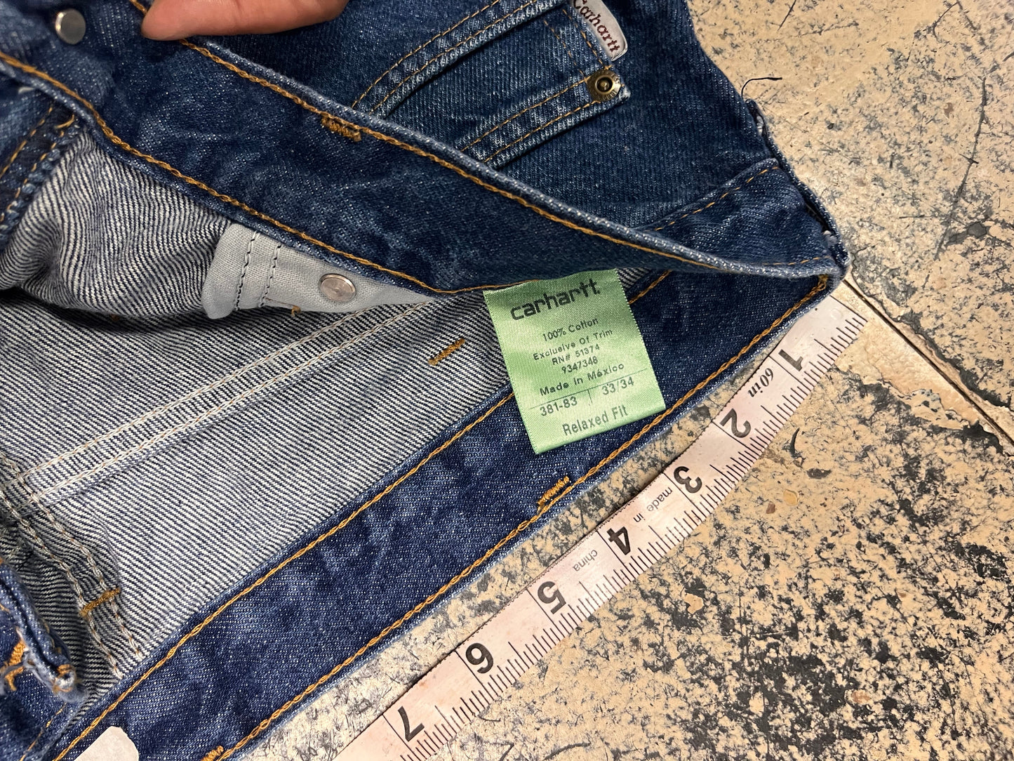 Carhartt Jeans 33x34 - Relaxed Fit/Dark Wash