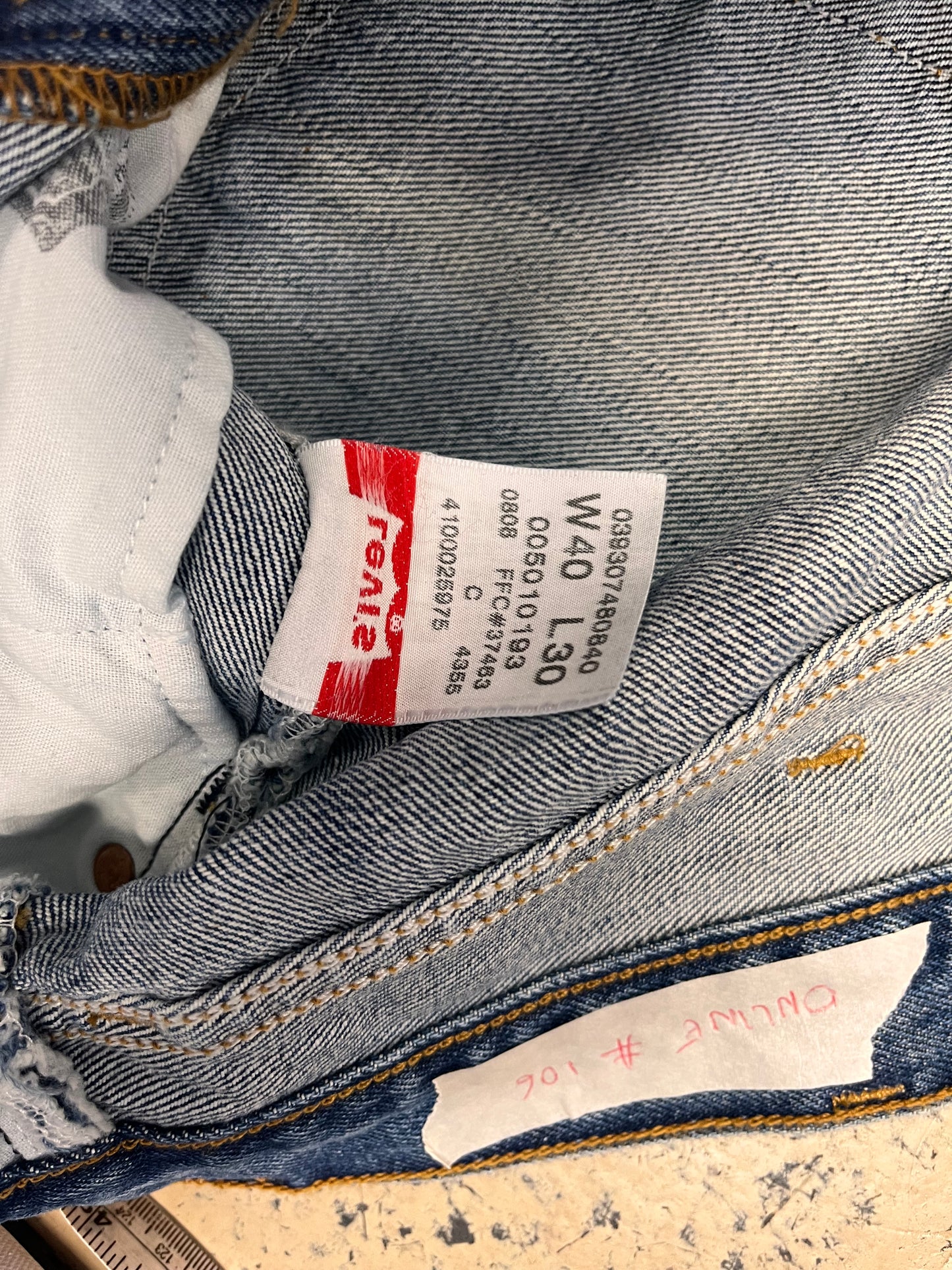Levi’s 501 Jeans 40x30 - Straight Fit/Medium Wash