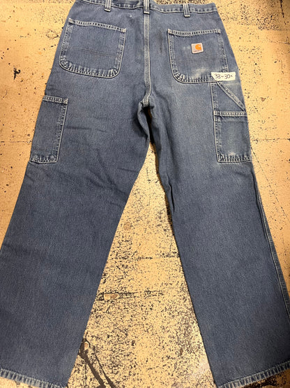 Carhartt Jeans 33x30 - Dungaree Fit/Medium Wash