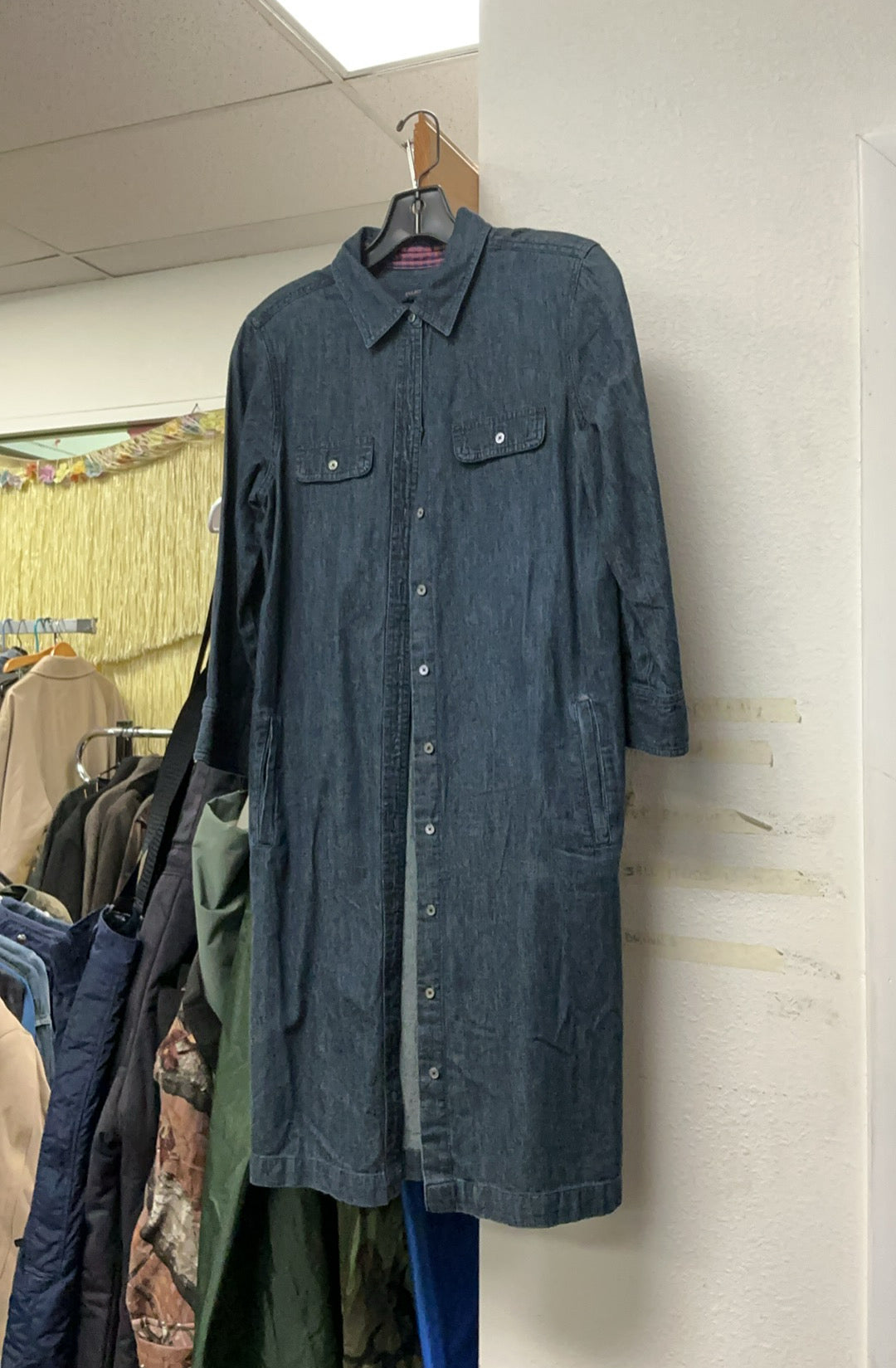 Denim Shirt Dress