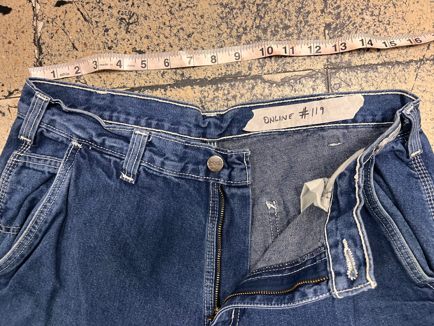 Carhartt Jeans 34x32 - Dungaree Fit/Dark Wash