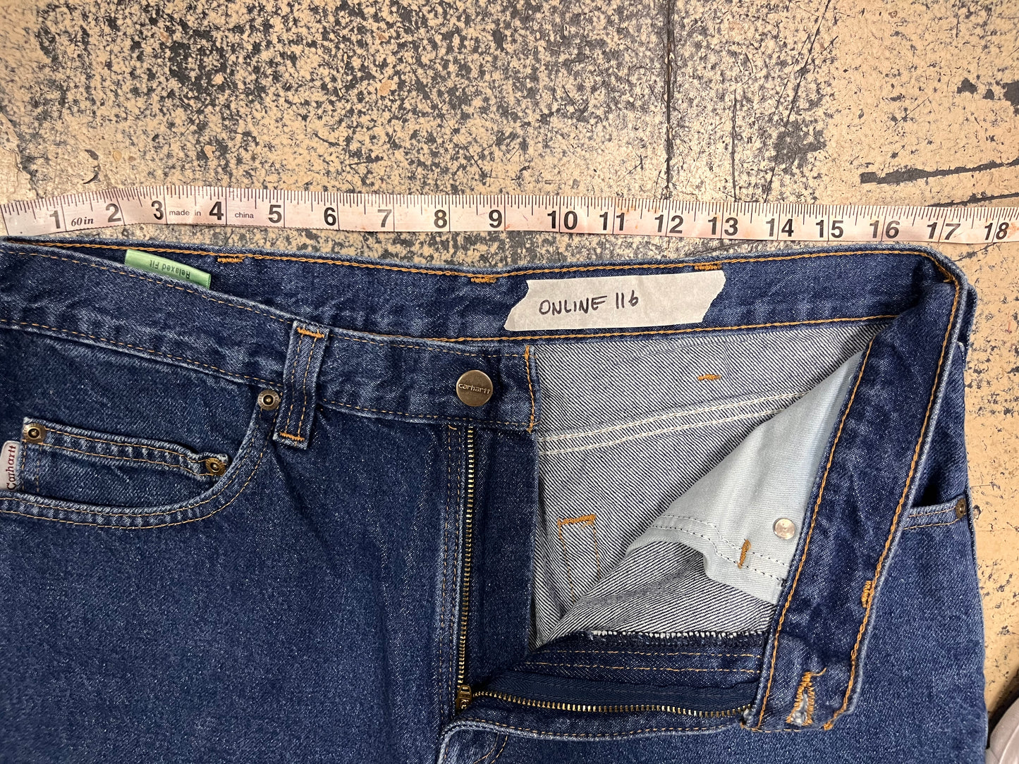 Carhartt Jeans 33x34 - Relaxed Fit/Dark Wash
