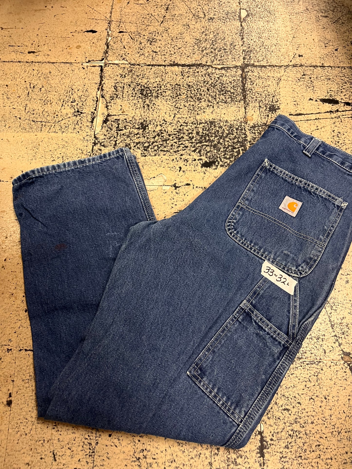 Carhartt Jeans 33x32 - Dungaree Fit/Medium Wash