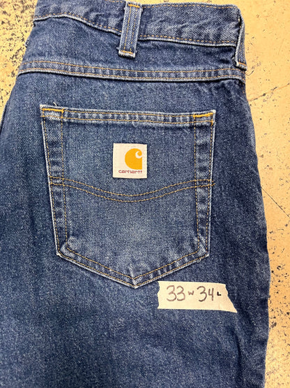 Carhartt Jeans 33x34 - Relaxed Fit/Dark Wash