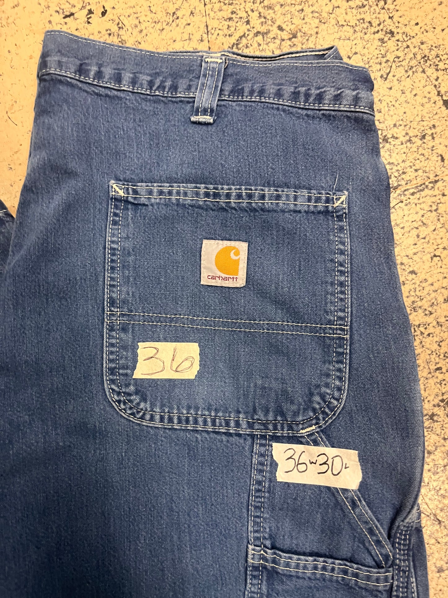 Carhartt Denim 36x30 - Dungaree Fit/Medium Wash