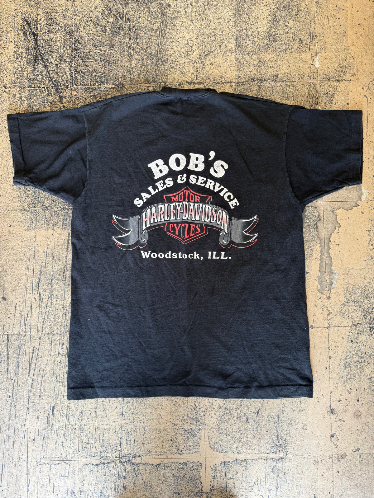 1995 Harley Davidson Tee - Black