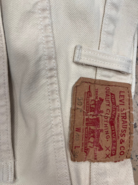 Levi’s 501 Jeans 40x30 - Straight Fit/White