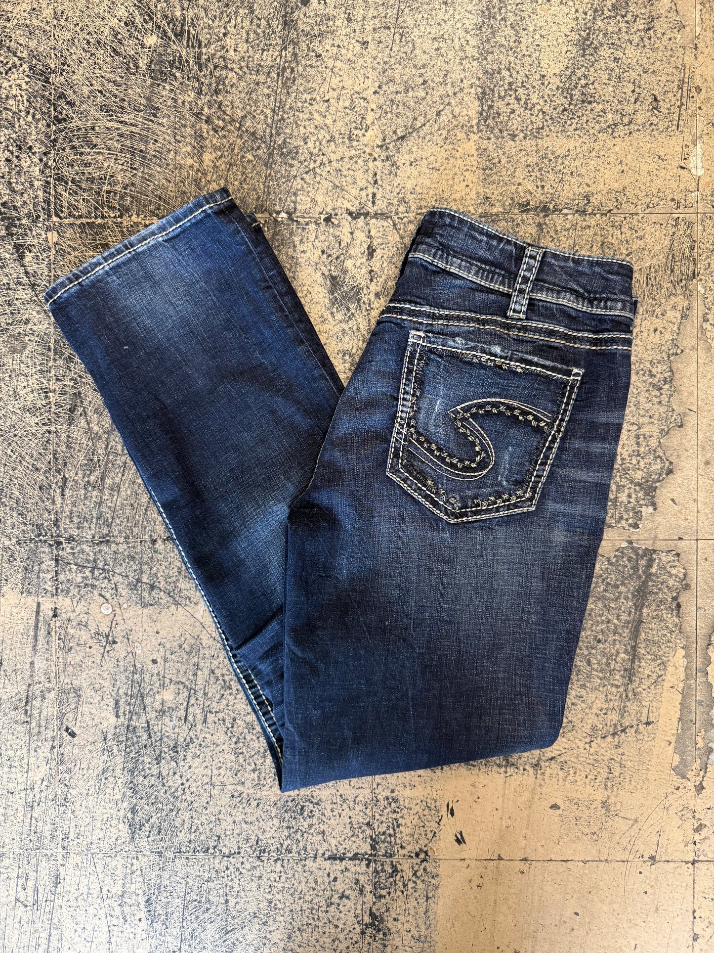 Silver Jeans Co 34x30 - Straight Fit/Dark Wash