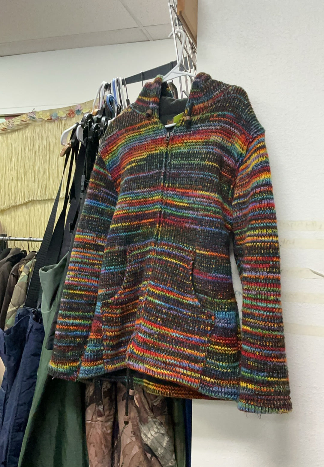 Little Kathmandu Knit Hoodie - M