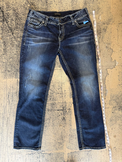 Silver Jeans Co 34x30 - Straight Fit/Dark Wash