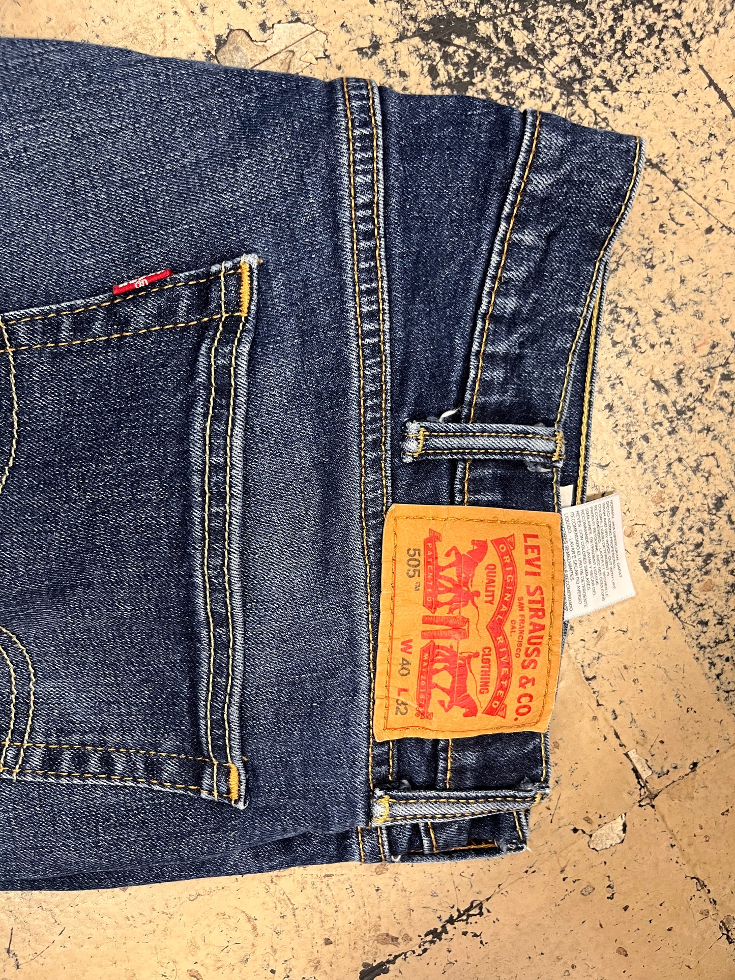 Levi’s 505 Jeans 40x32 - Regular Fit/Dark Wash
