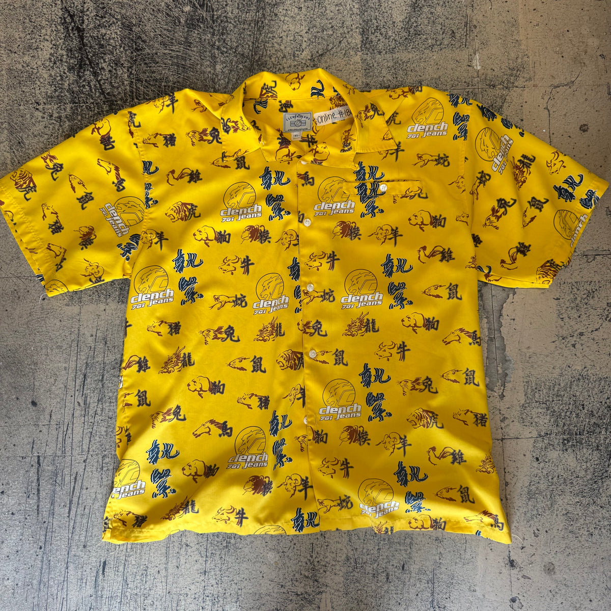 Clench Jeans Button Up Shirt - XL