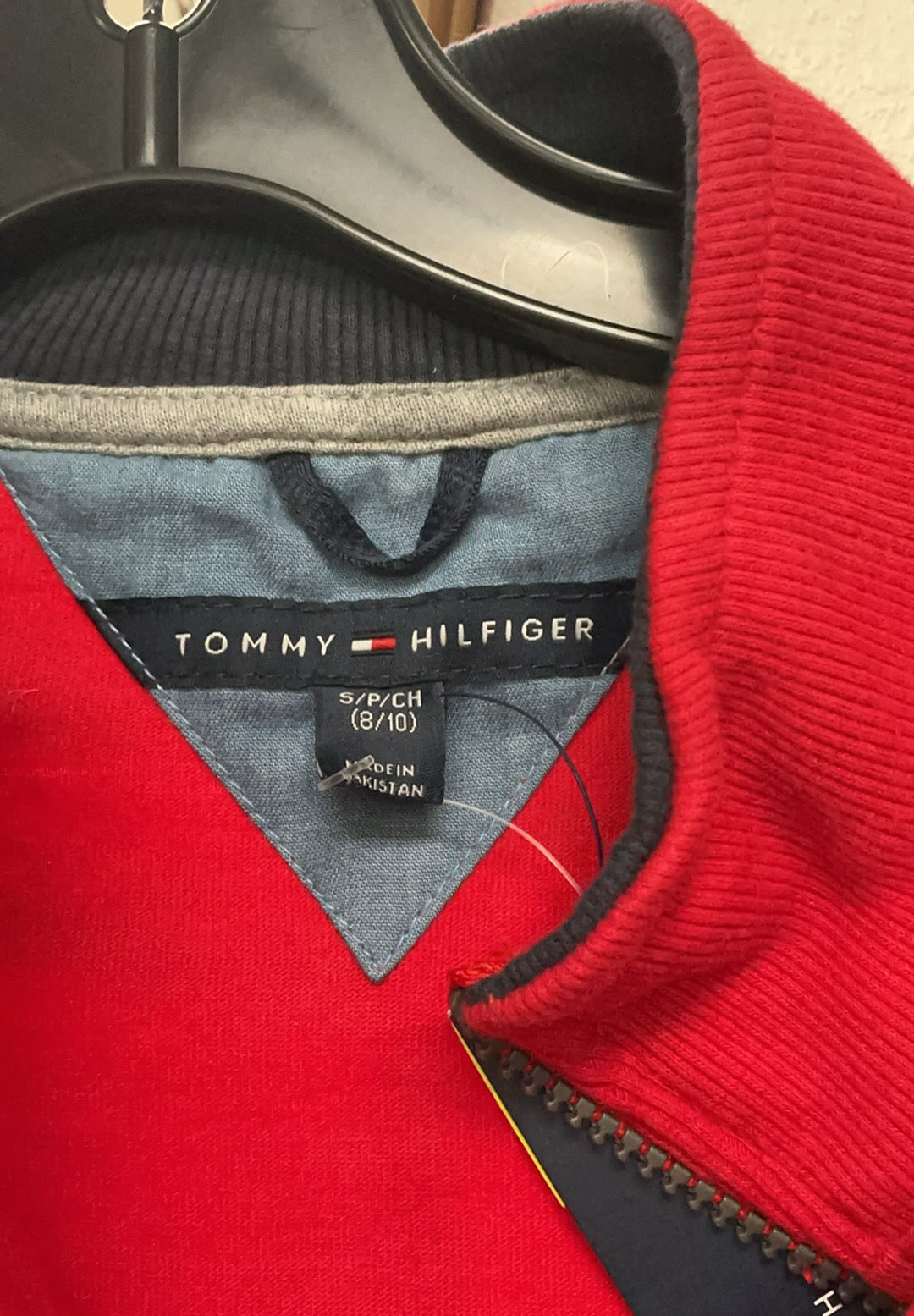 Tommy Hilfiger Sweater - Red/Youth (8/10)