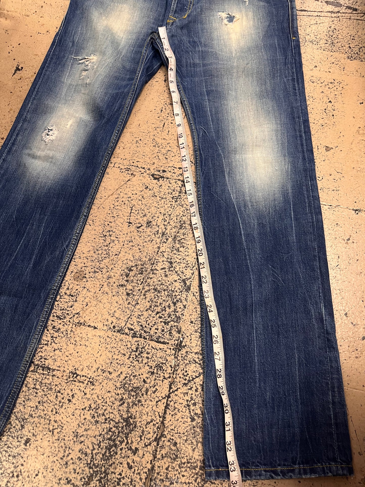 Diesel Jeans 33x32 - Slim Straight/Distressed