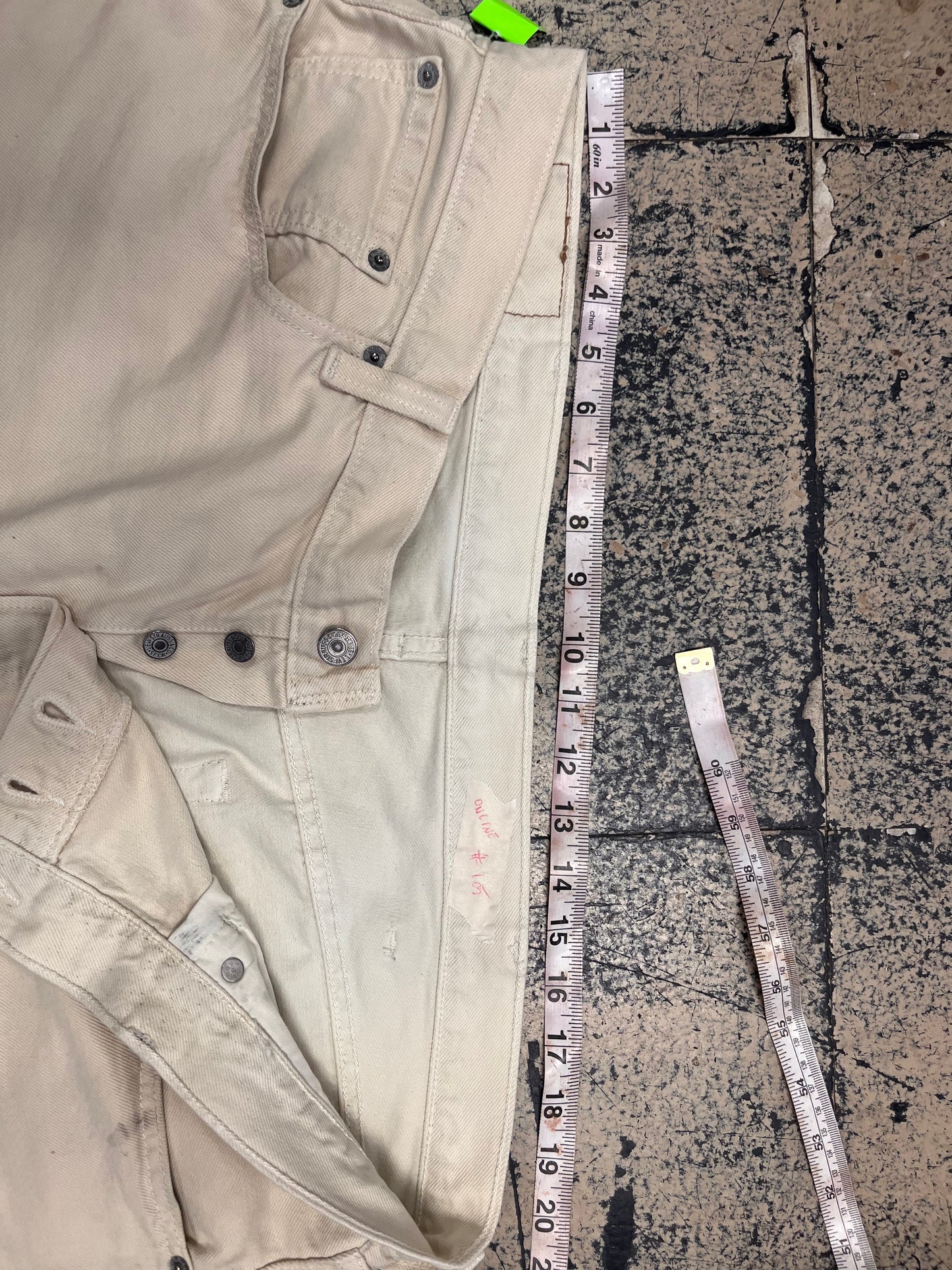 Levi’s 501 Jeans 40x30 - Straight Fit/White