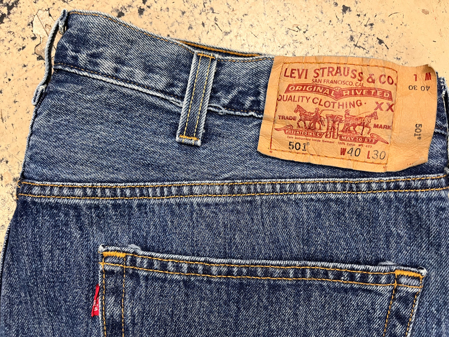Levi’s 501 Jeans 40x30 - Straight Fit/Medium Wash