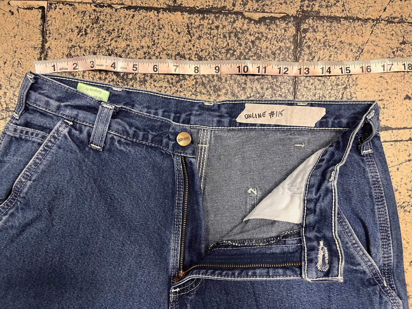 Carhartt Jeans 33x32 - Dungaree Fit/Medium Wash