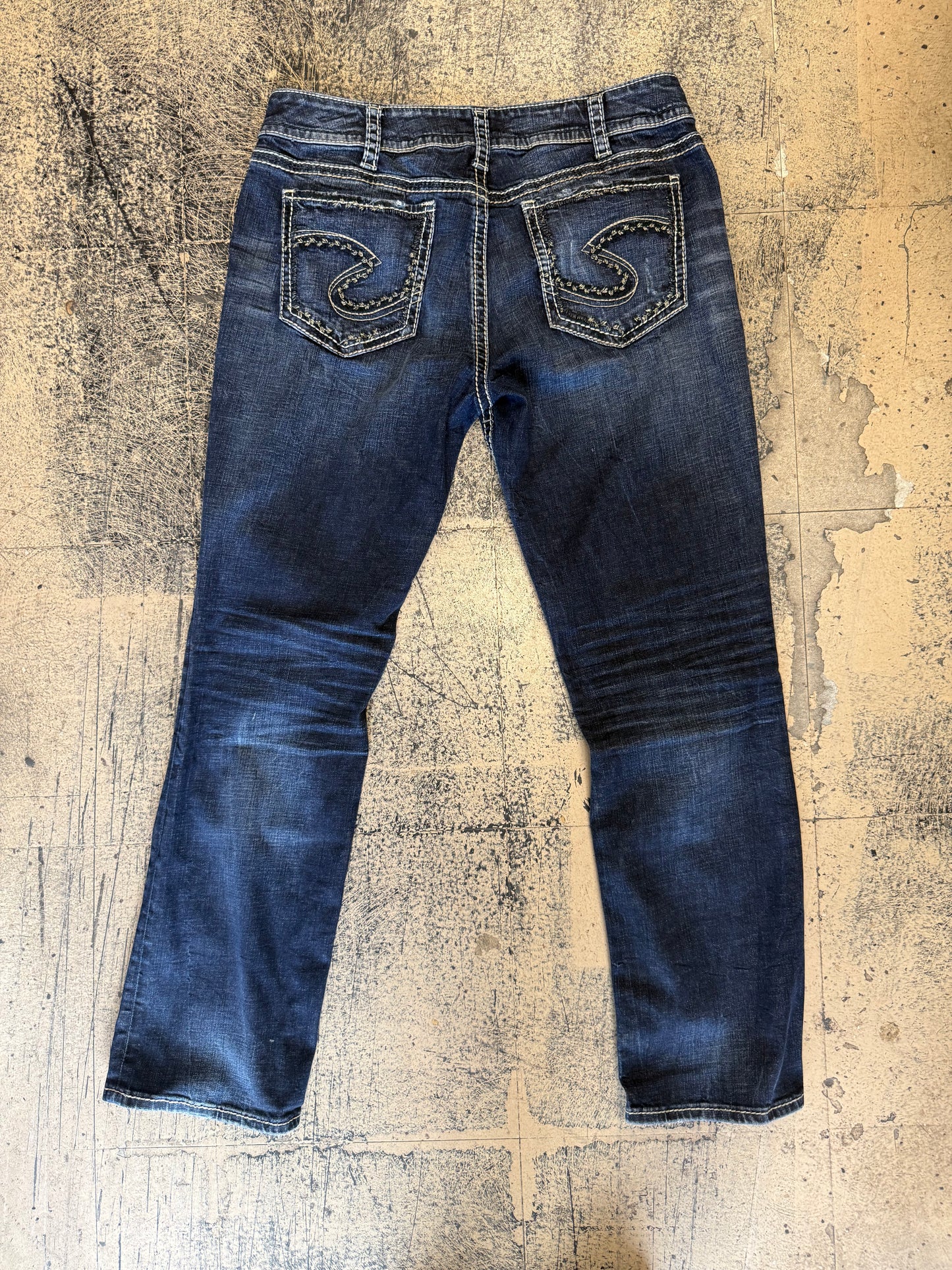 Silver Jeans Co 34x30 - Straight Fit/Dark Wash