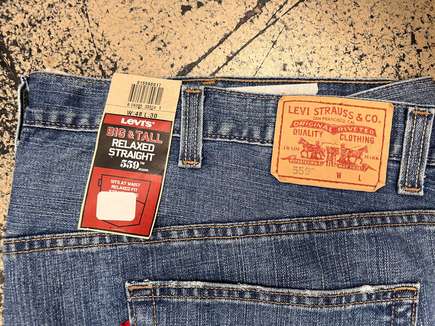 Levi’s 559 Jeans 48x30 - Relaxed Straight Fit/Medium Wash