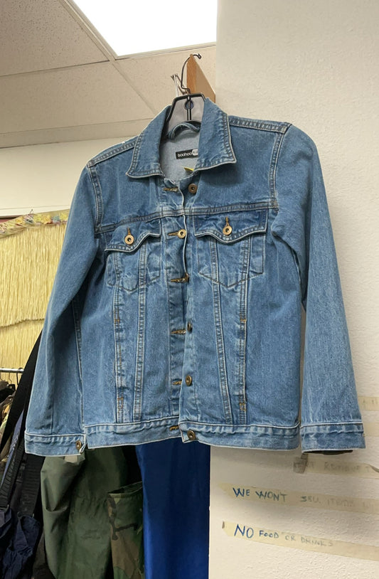 Boohoo Blue Denim Jacket - Size 2