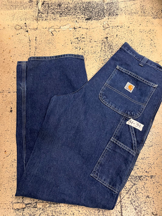 Carhartt Jeans 34x34 - Dungaree Fit/Dark Wash