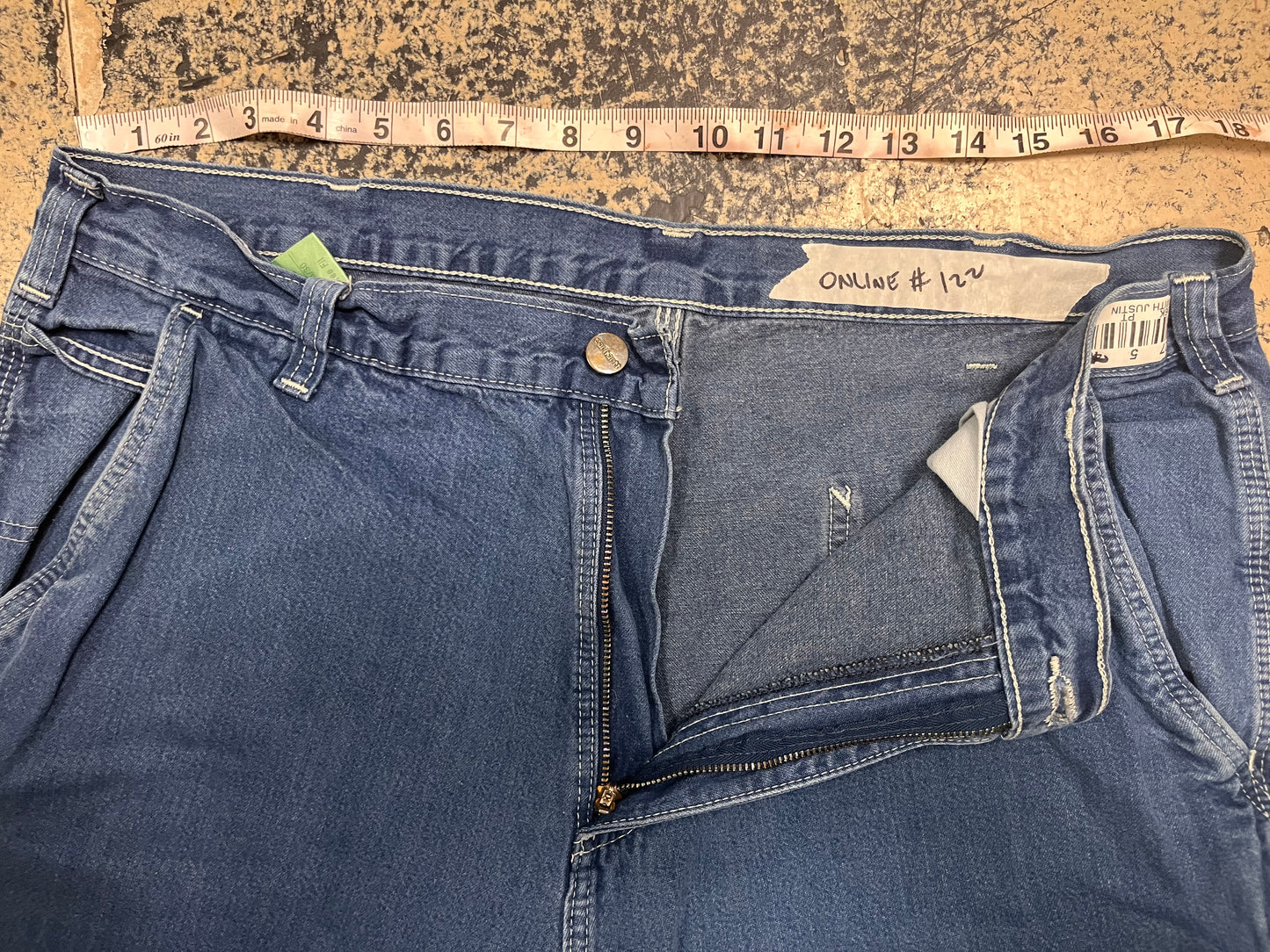 Carhartt Denim 36x30 - Dungaree Fit/Medium Wash