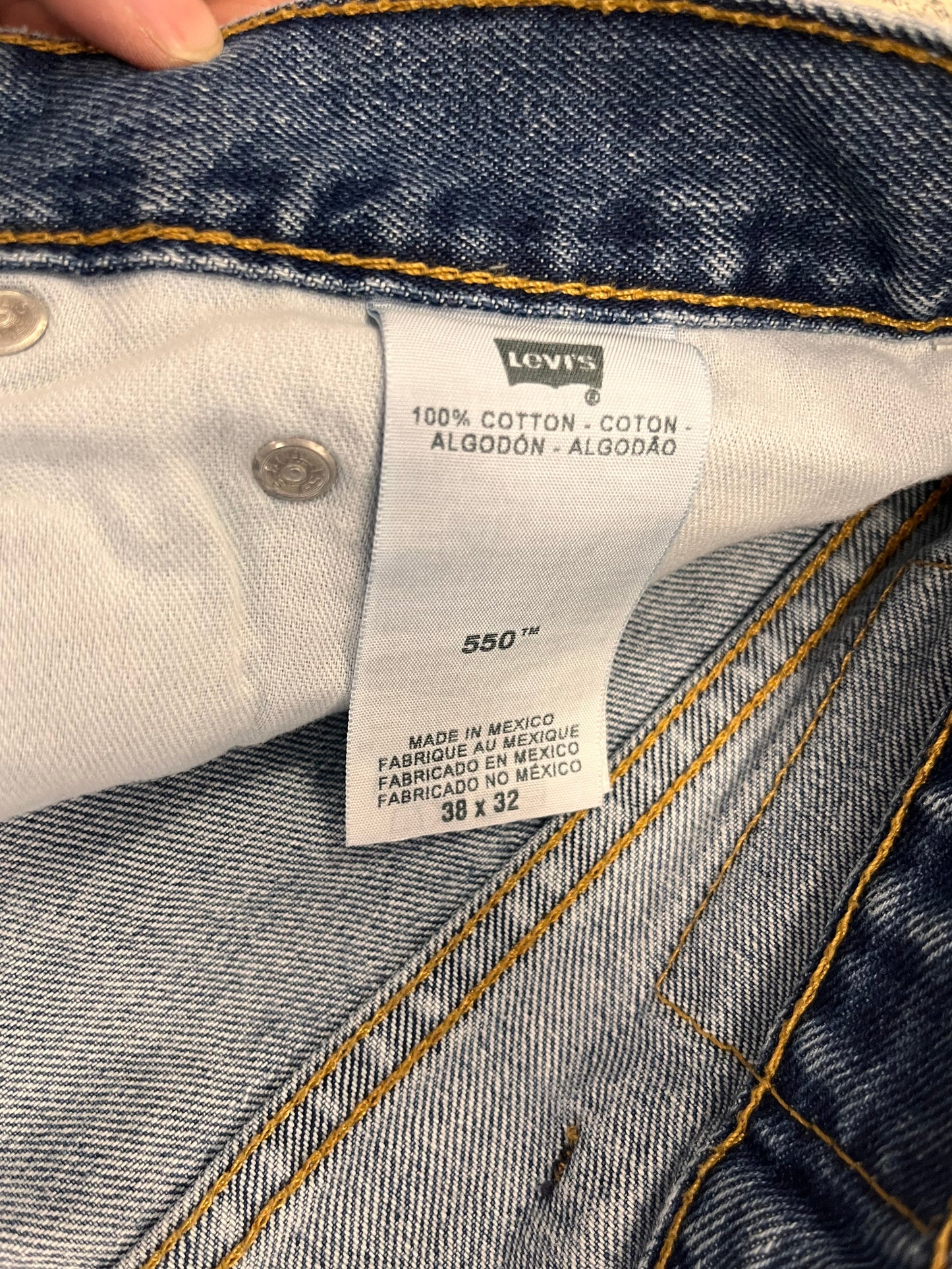 Levi’s 550 Jeans 38x32 - Relaxed Fit/Medium Wash