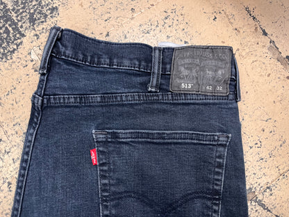 Levi’s 513 Jeans 42x32 - Slim Straight Fit/Black