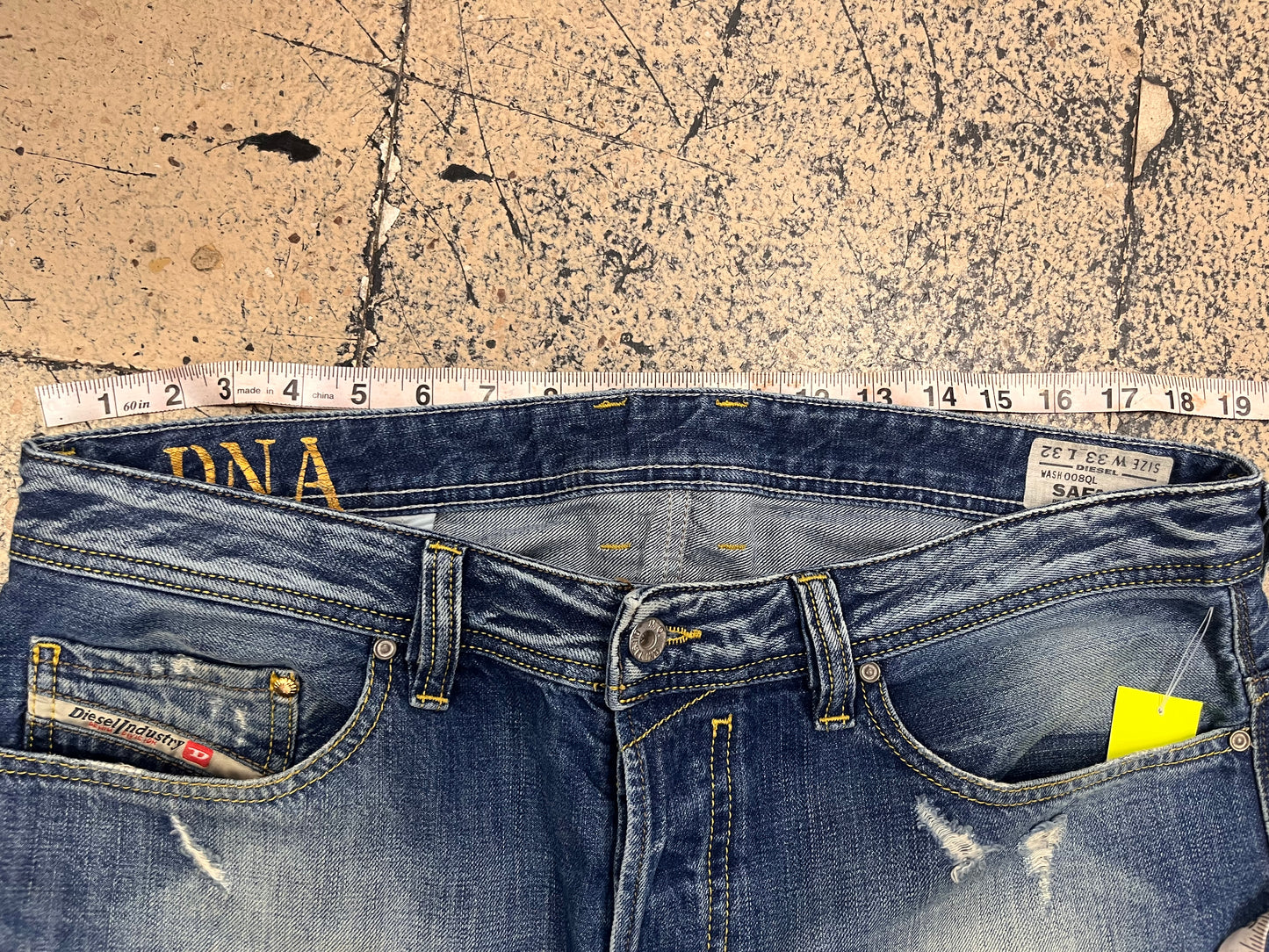 Diesel Jeans 33x32 - Slim Straight/Distressed