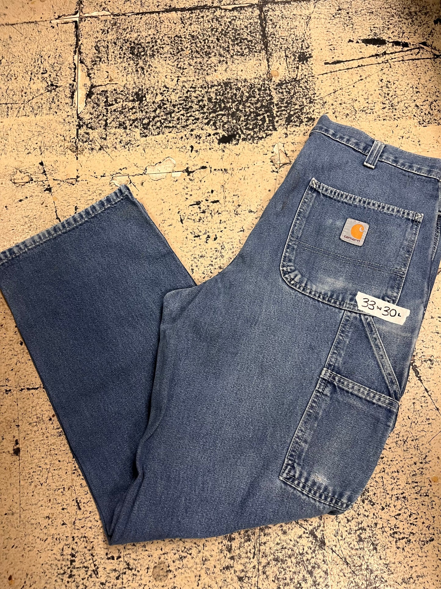 Carhartt Jeans 33x30 - Dungaree Fit/Medium Wash