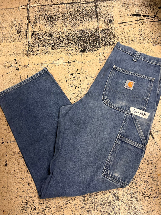 Carhartt Jeans 33x30 - Dungaree Fit/Medium Wash